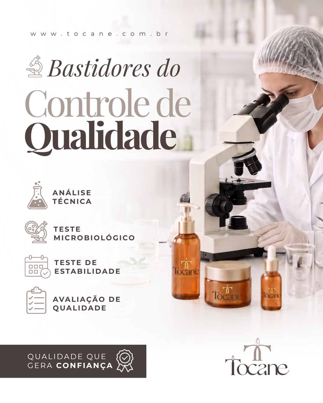 Bastidores do Controle de Qualidade